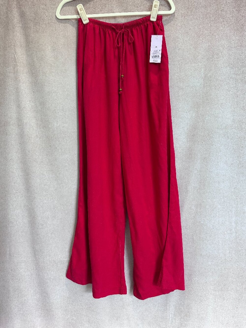 Wild Fable Red Wide Leg Linen Pants, XS